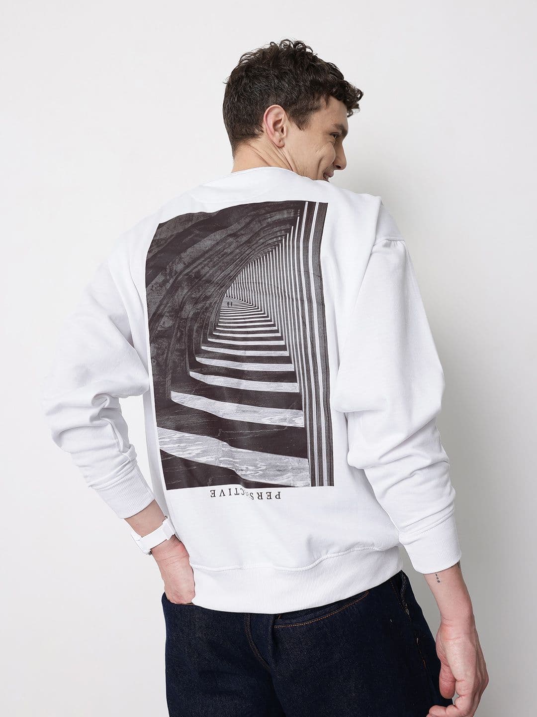 Mast & Harbour Photographic Printed Relaxed Fit Sweatshirt - view 1