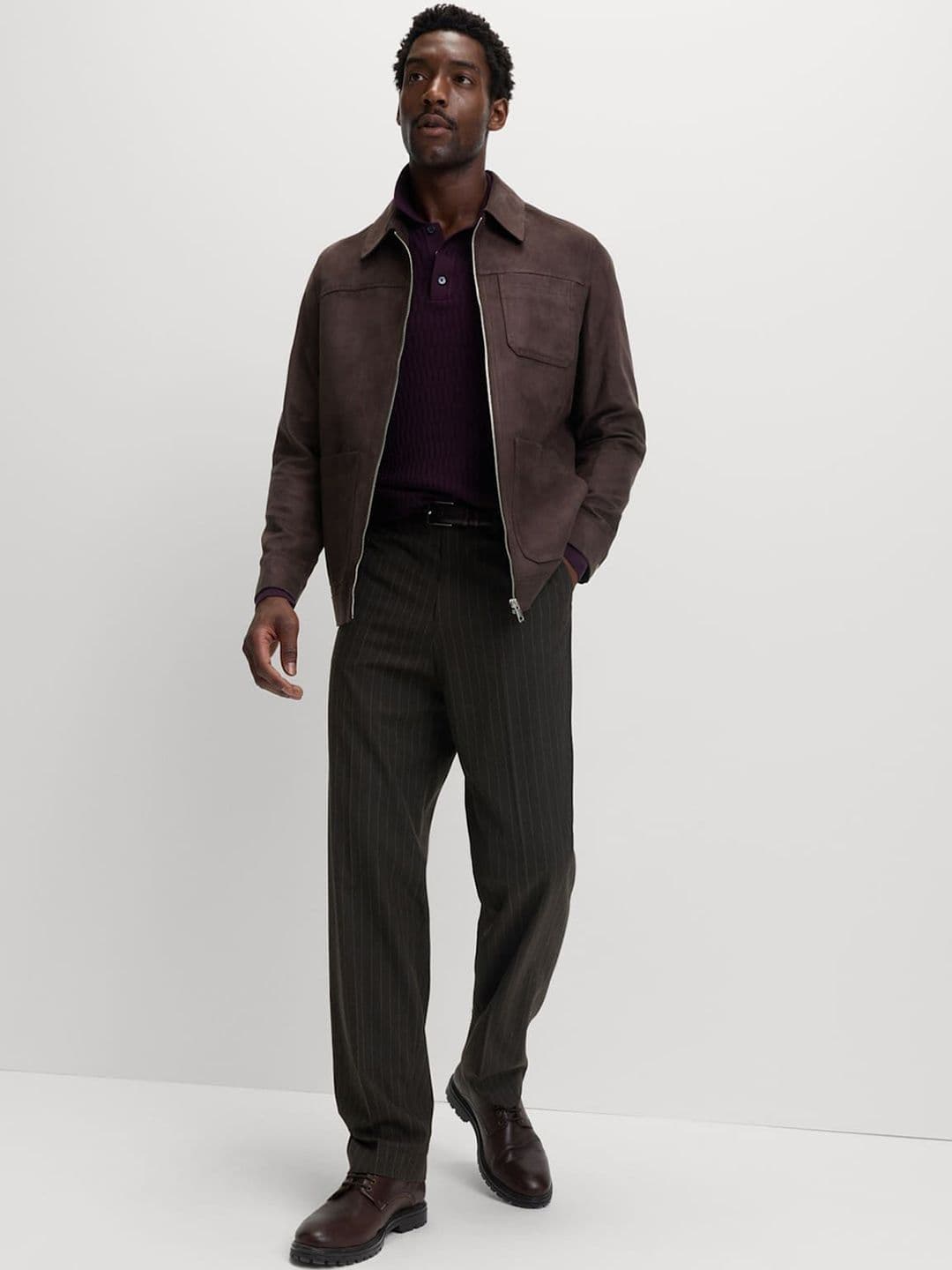 Marks & Spencer Faux Suede Chore Jacket - view 1