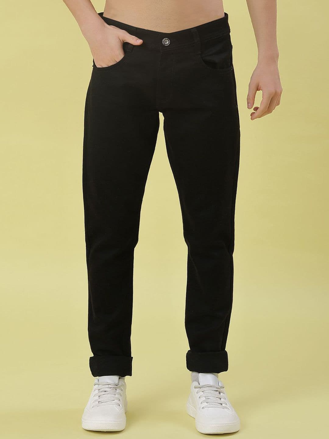 V-Mart Men Regular Fit Mid-Rise Stretchable Jeans - view 1