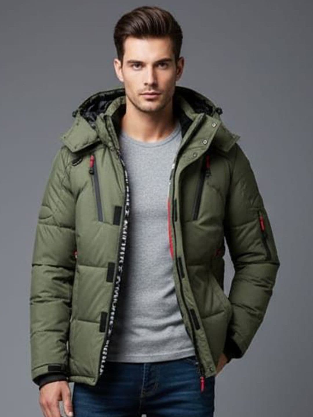 Mast & Harbour Hooded Long Sleeves Padded Jacket - view 1