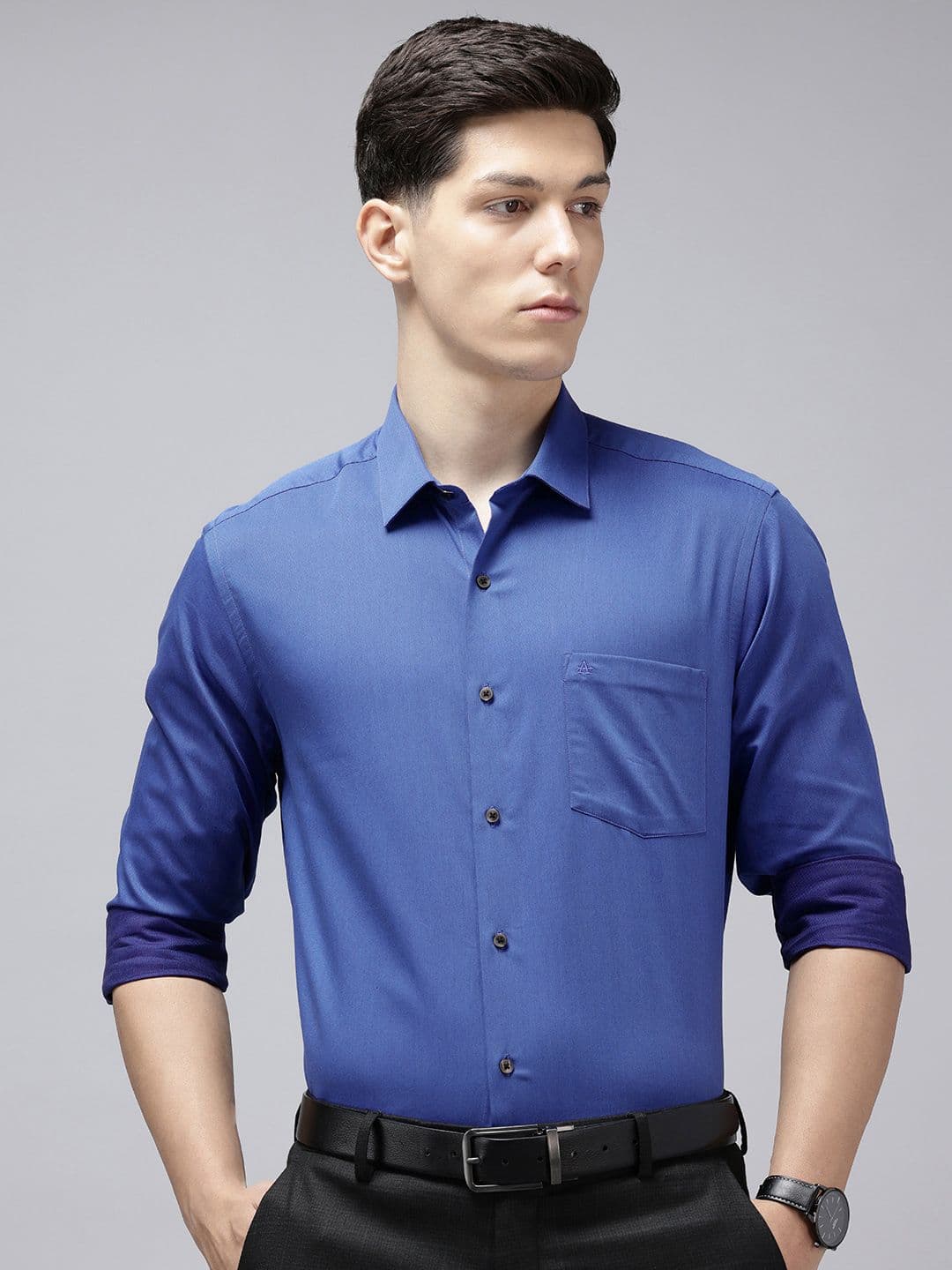 Arrow Manhattan Slim Fit Pure Cotton Formal Shirt - view 1