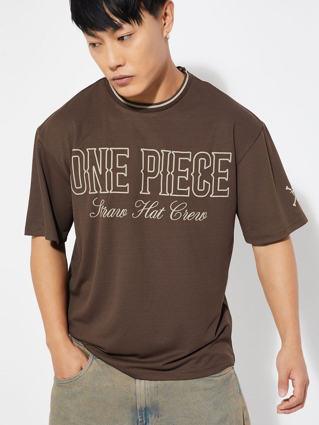 max Men One piece Typography Printed Round Neck Relaxed Fit T-shirt - view 1