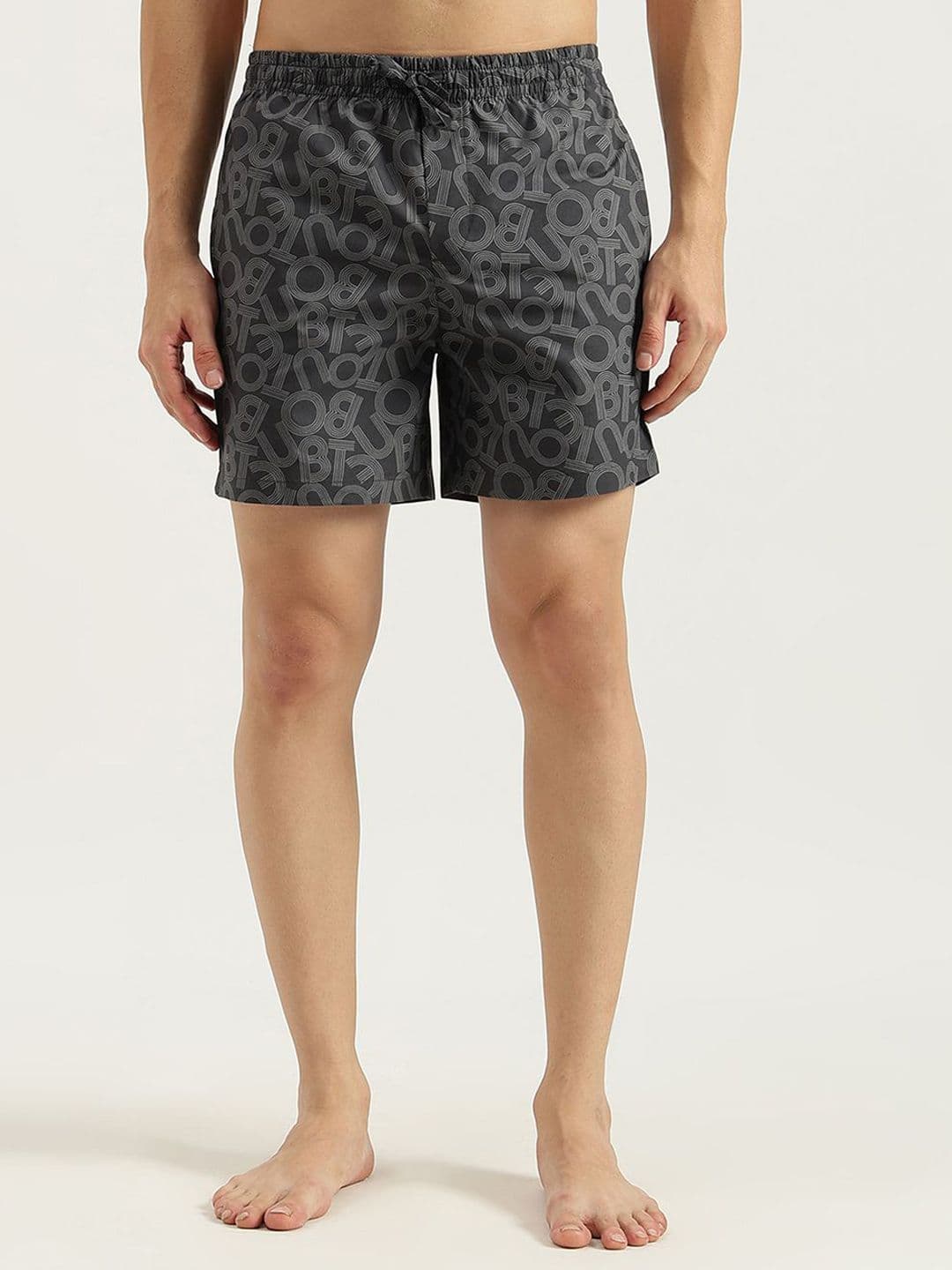 United Colors of Benetton Men Printed Pure Cotton Mid-Rise Breathable Boxers - view 1