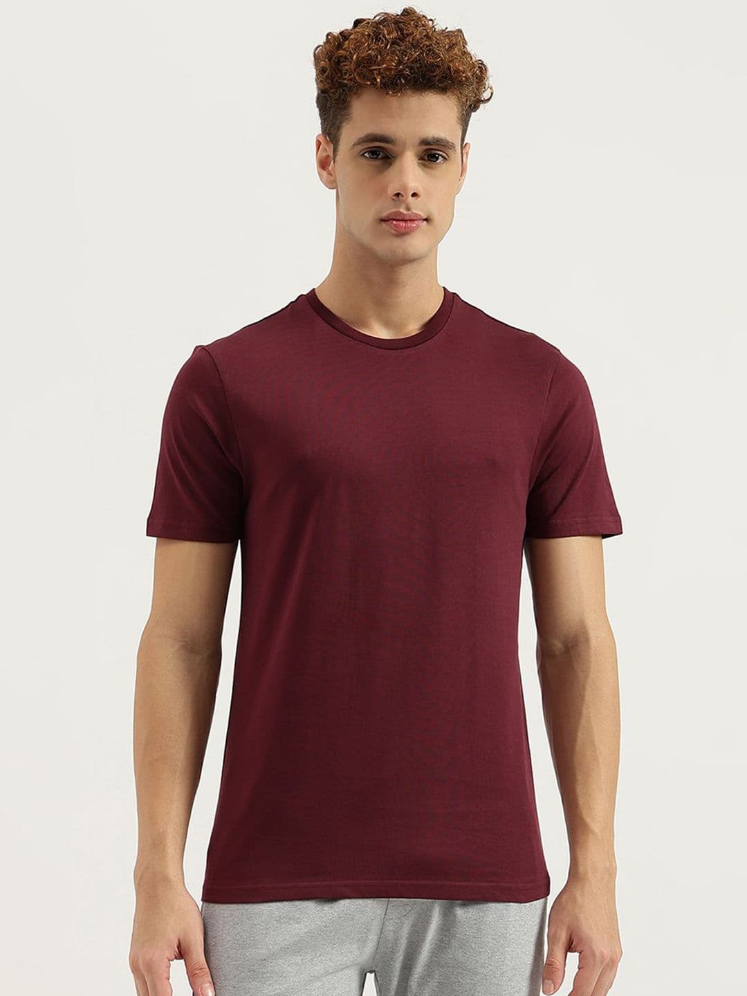 United Colors of Benetton Round Neck Regular Sleeves Relaxed Fit T-shirt - view 1