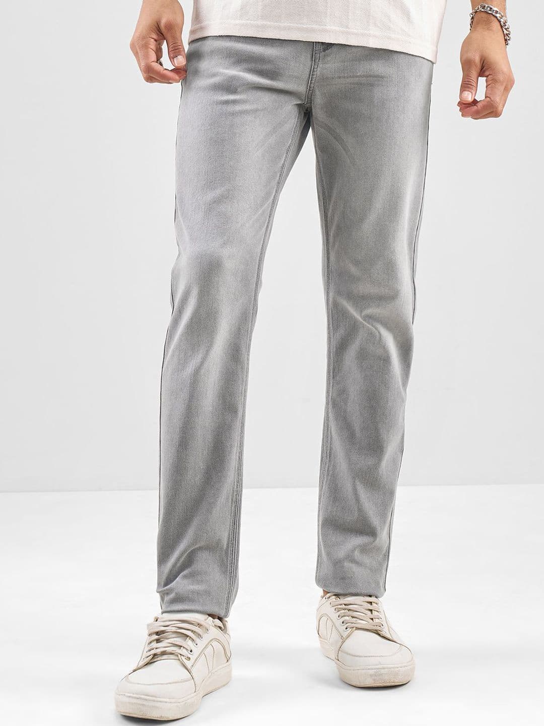 HIGHLANDER Men Slim Fit Mid-Rise Jeans - view 1