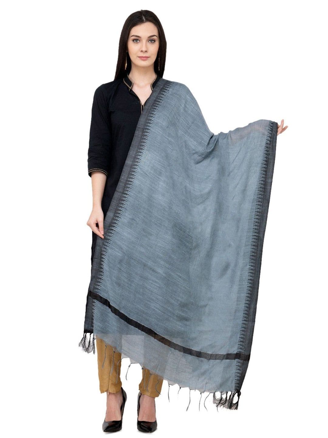 A R SILK DUPATTA HUB Cotton Dupatta - view 1