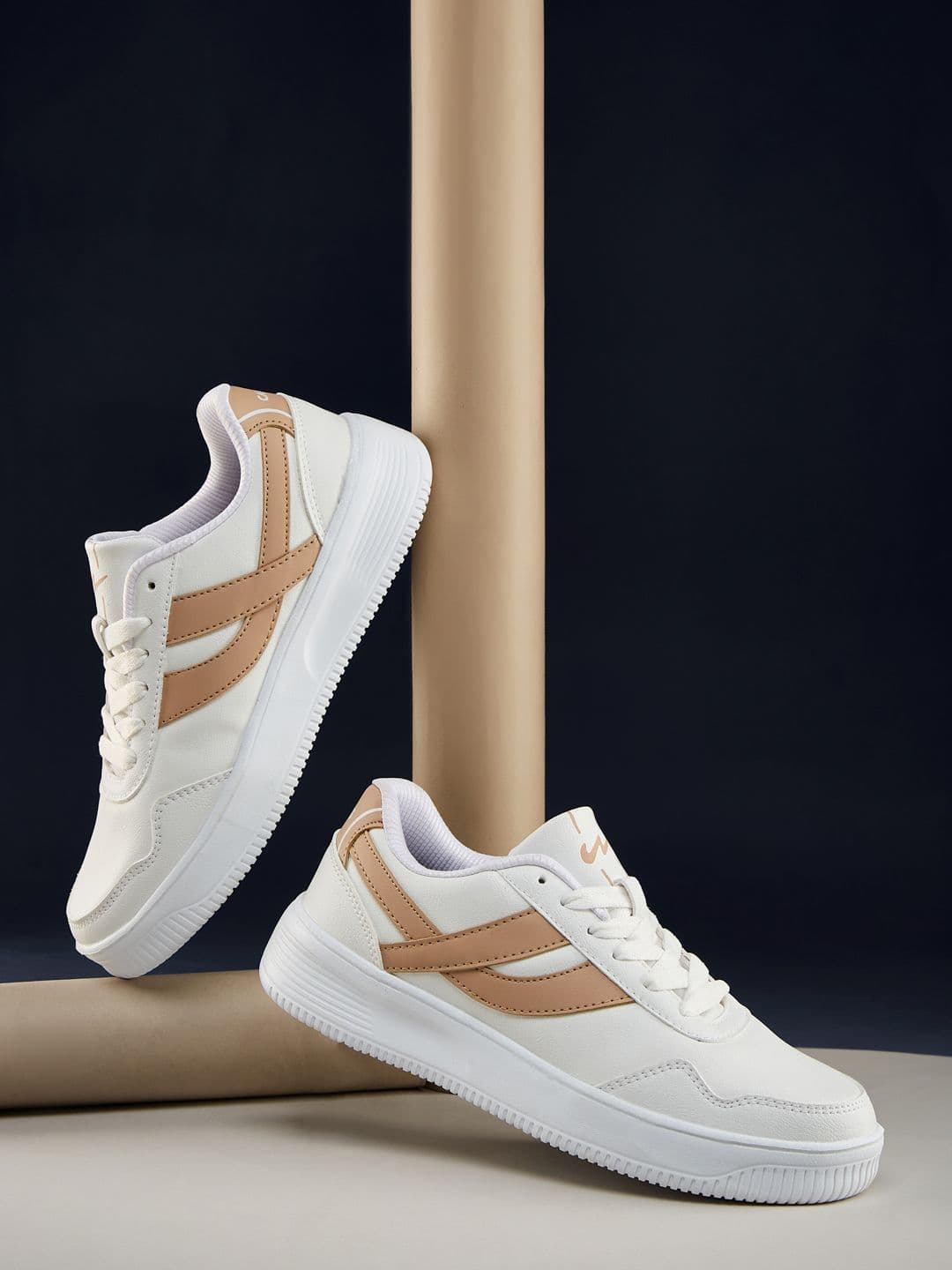 Campus Women OGL-13 Colourblocked PU Sneakers - view 1