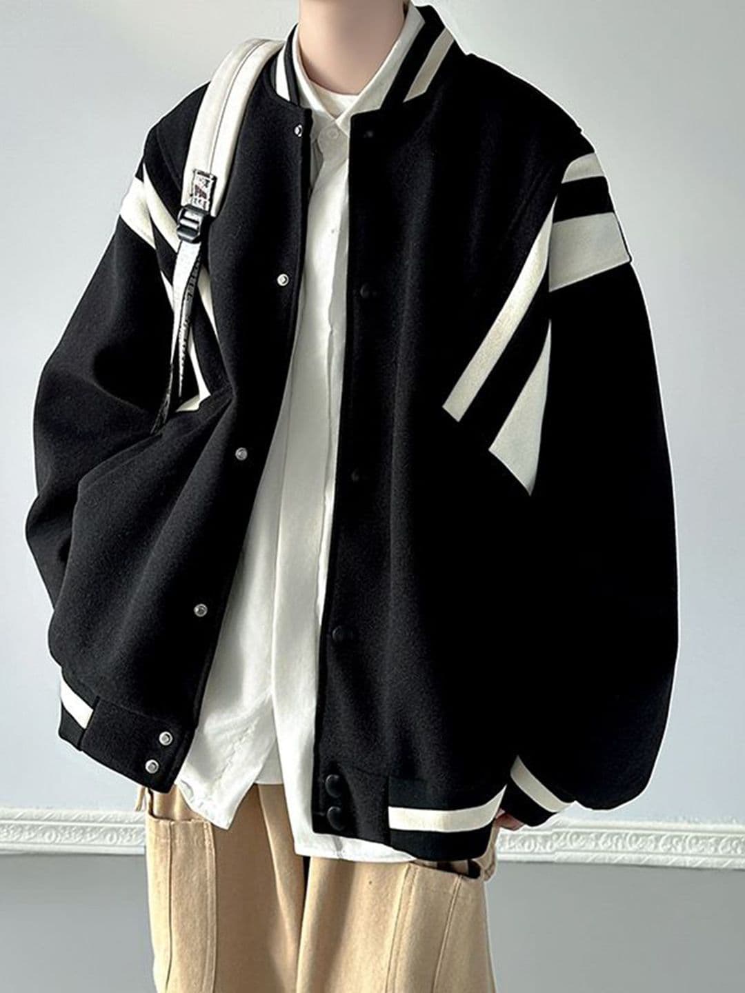 StyleCast x Revolte Men Abstract Striped Casual Jacket - view 1