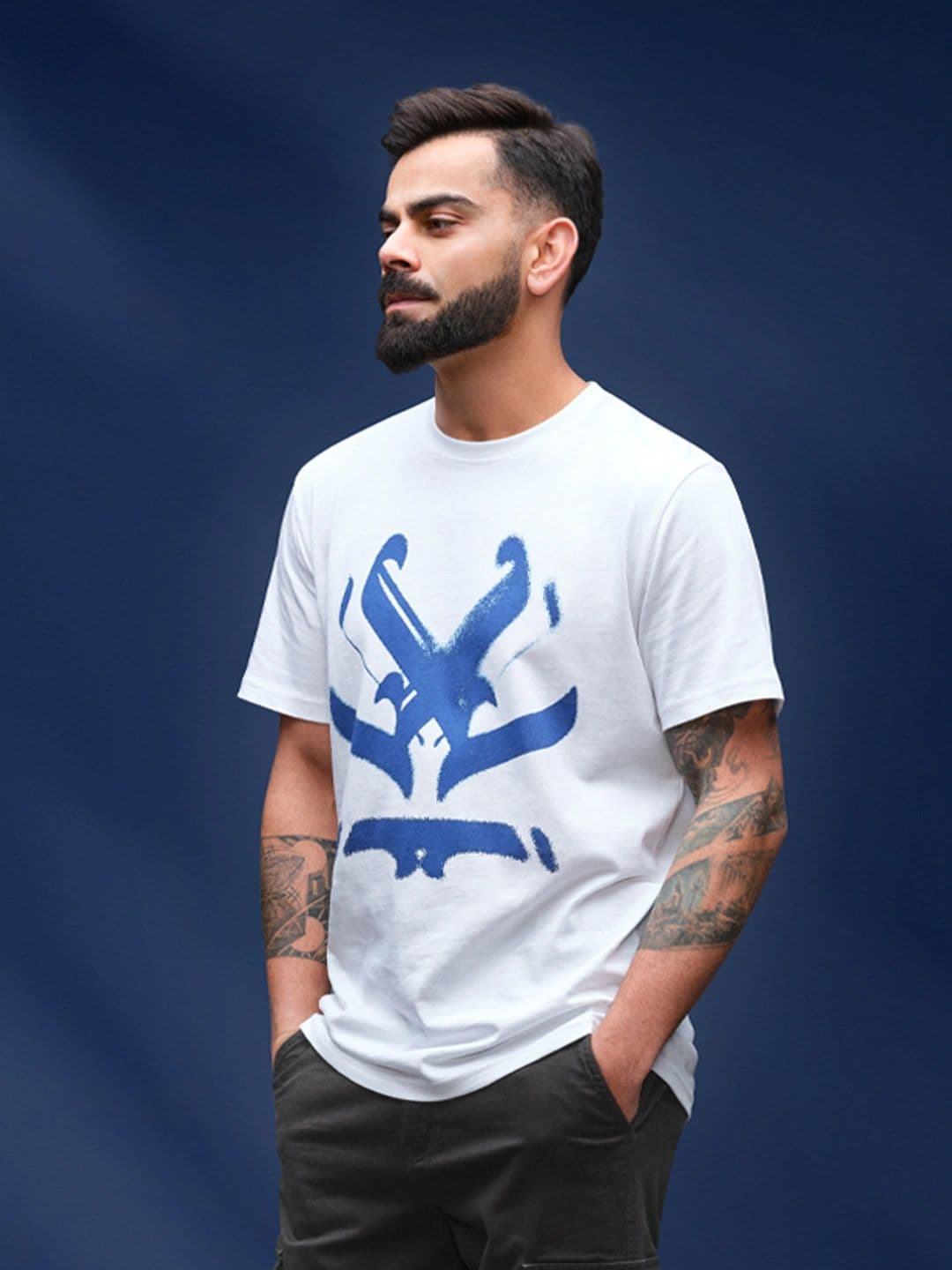 WROGN Graphic Printed Cotton Slim Fit T-shirt - view 1