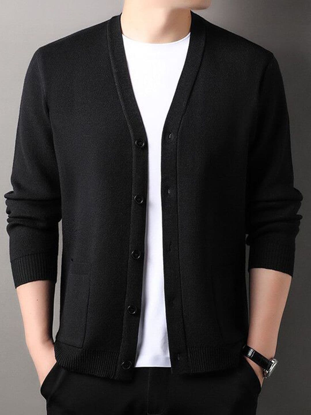 StyleCast Men Shawl Collar Long Sleeves Quilted Jacket - view 1