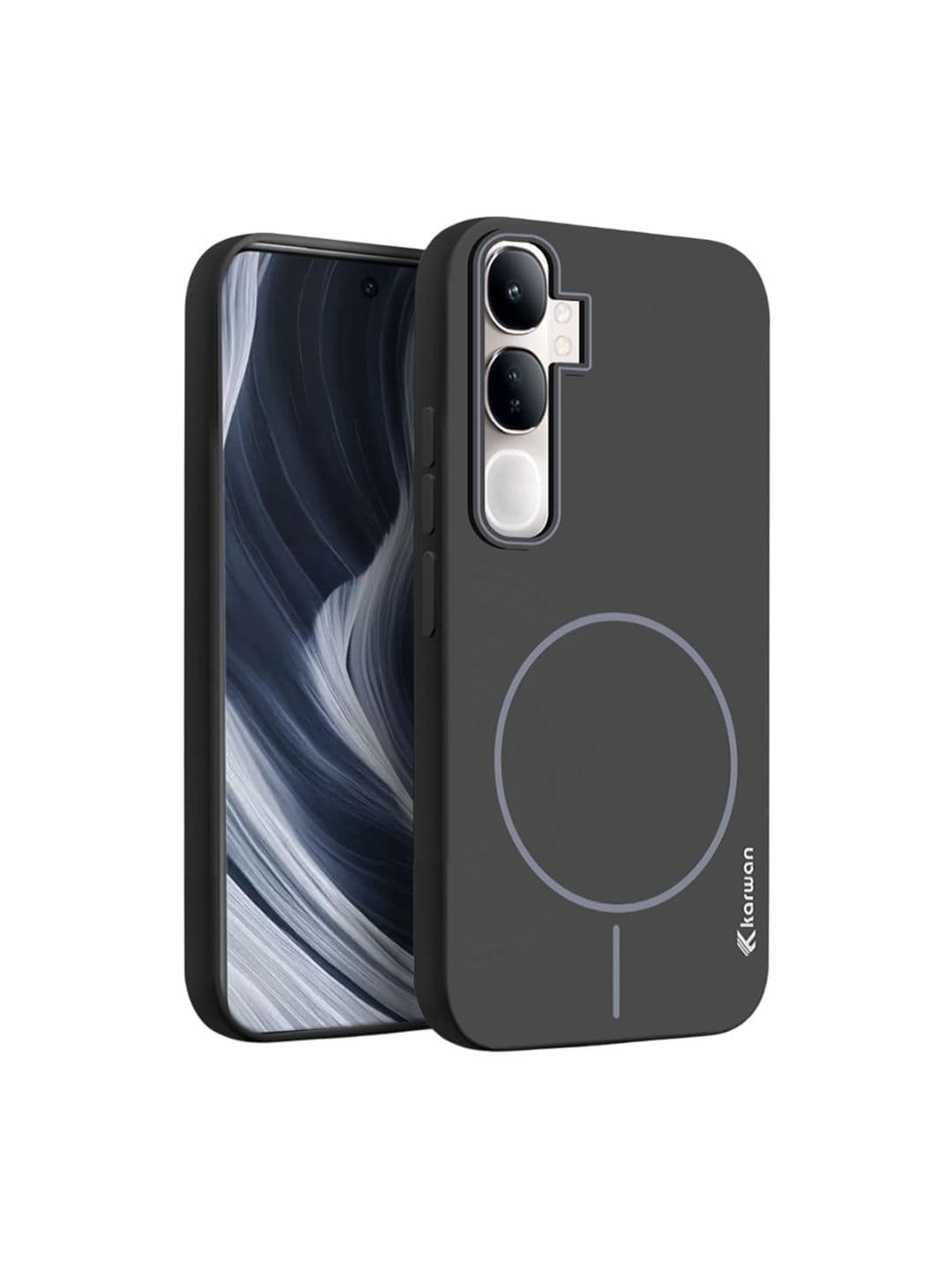 Karwan Geometric Printed Translucent Hybrid Back Case - view 1