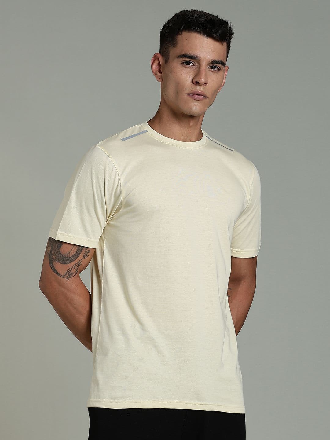 OUTLAWS Men Typography Printed Round Neck Cotton T-shirt - view 1
