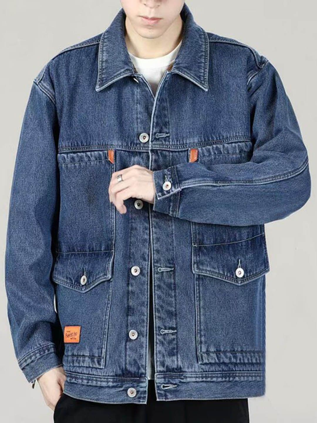 StyleCast x Revolte Men Windcheater Outdoor Jacket With Patchwork - view 1
