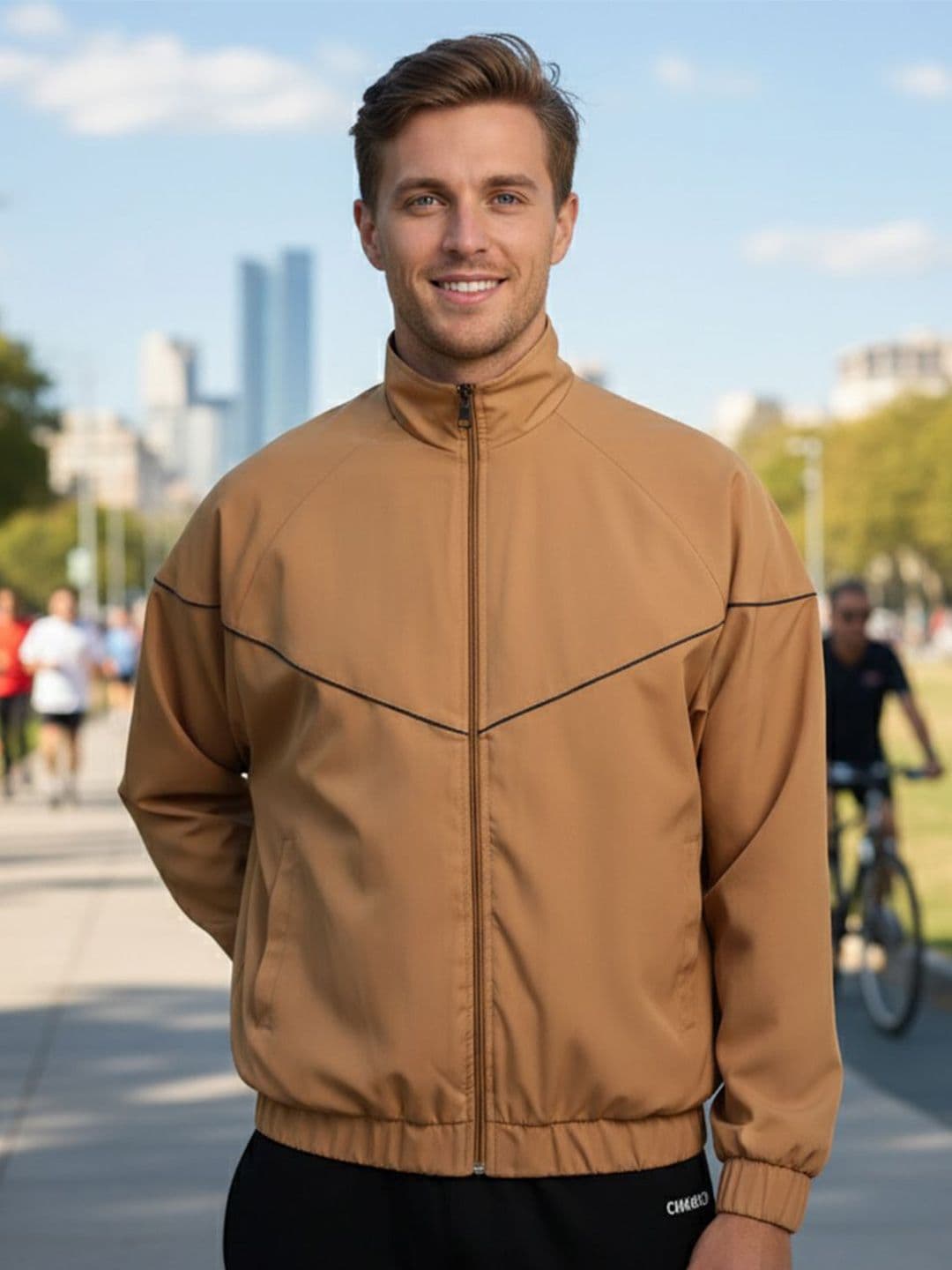 CHKOKKO Men Windcheater Outdoor Sporty Jacket - view 1