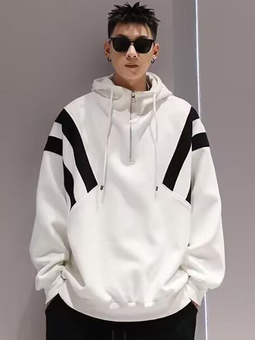 StyleCast x Revolte Men Hooded Long Sleeves Sweatshirt - view 1