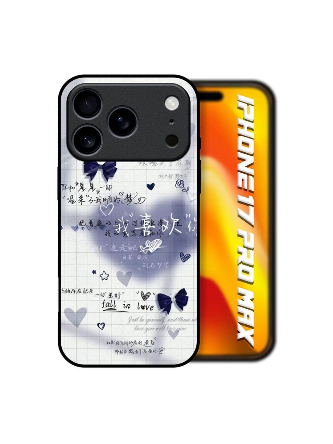 QRIOH Heartfelt Harmony Printed iPhone 17 Pro Max Back Case - view 1