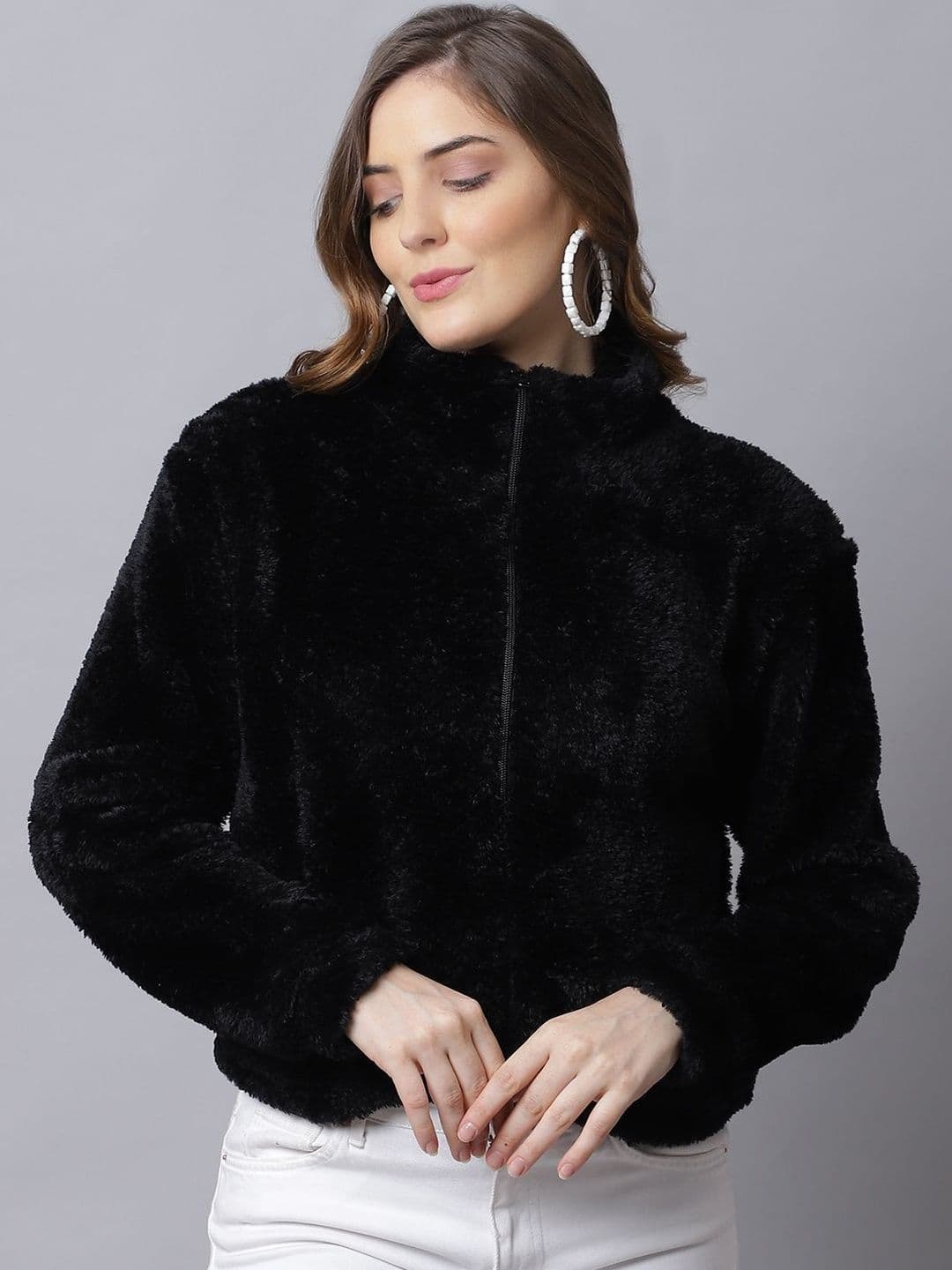 CORSICA Women Faux Fur Lightweight Tailored Jacket - view 1