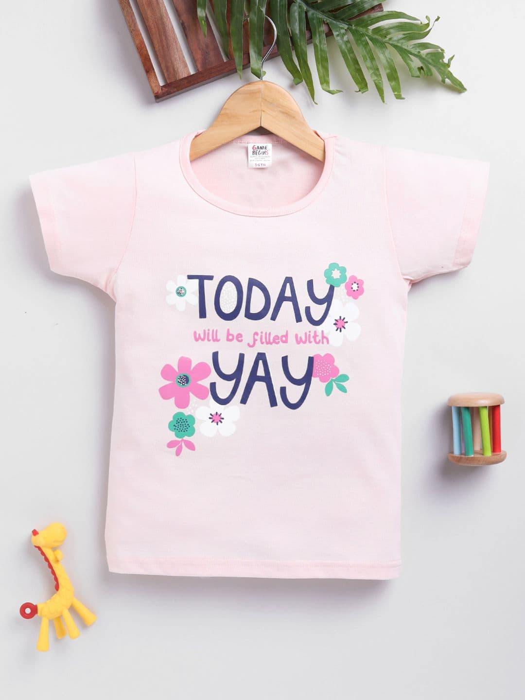 Here&Now X Game Begins Girls Graphic Printed T-shirt - view 1