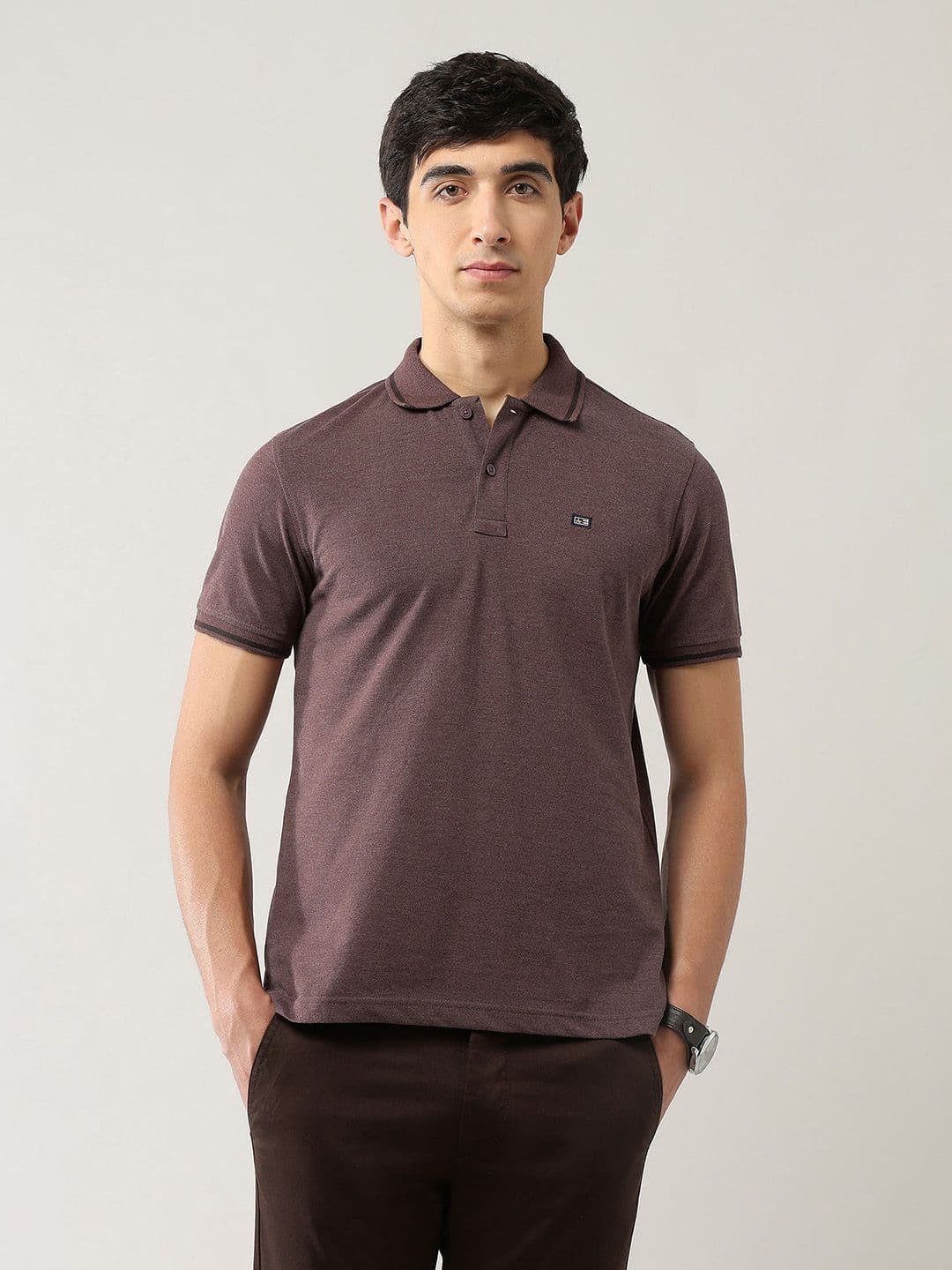 Arrow Sport Polo Collar Regular Fit T-shirt - view 1