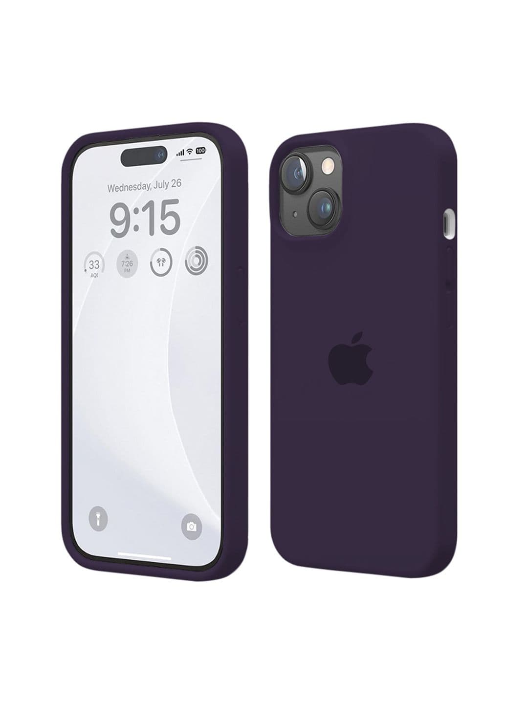 INNOPACE Unisex iPhone 13 Solid Sleek Grip Scratch & Impact Resistant Back Case - view 1