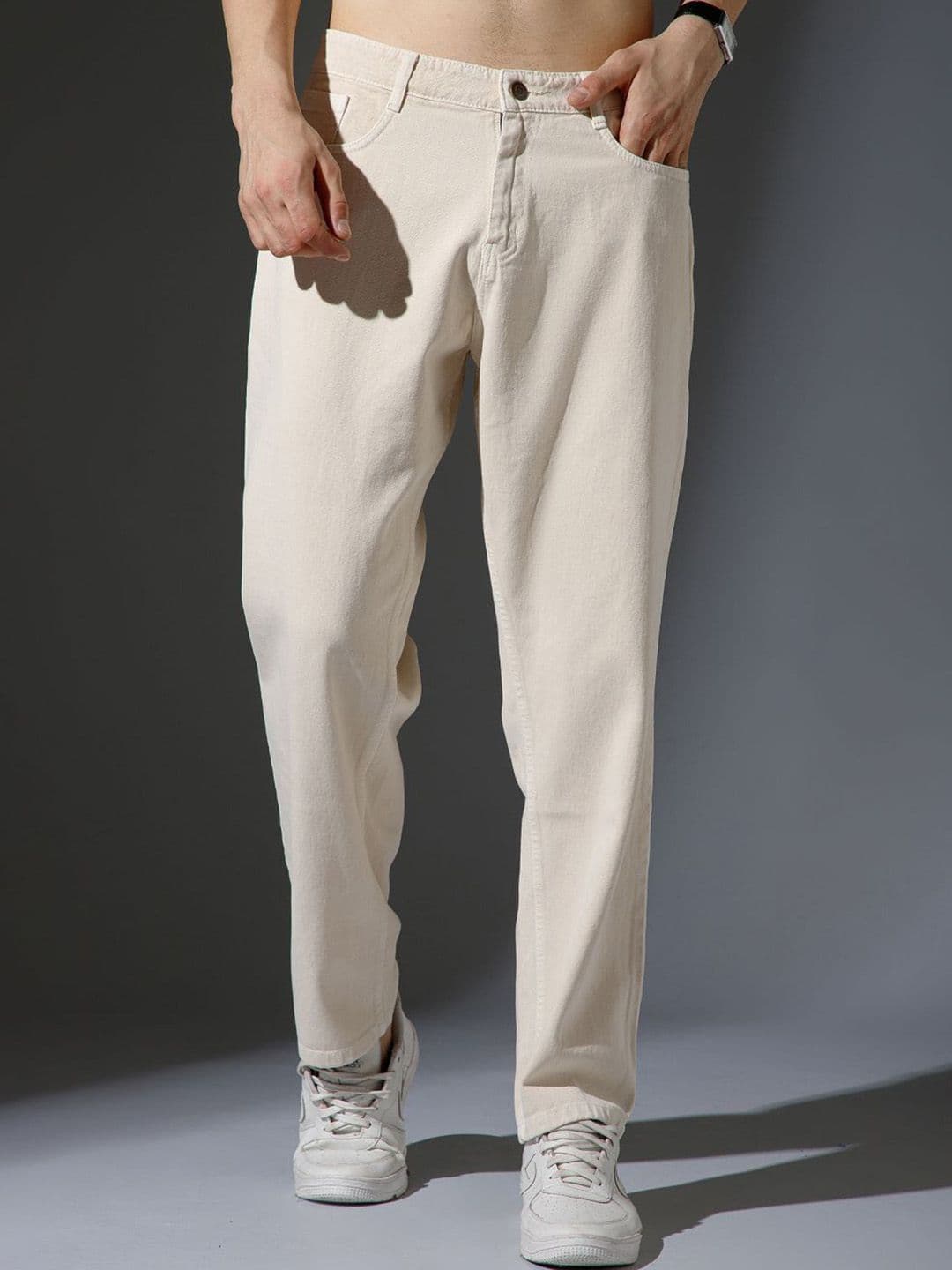 R.Code by The Roadster Life Co. Men Straight Fit Mid-Rise Jeans - view 1
