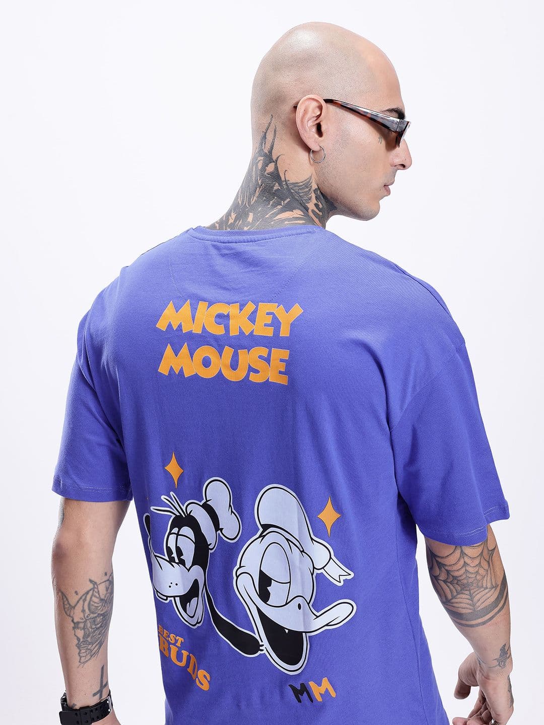 Kook N Keech Disney Kook N Keech Oversized Fit Disney Mickey & Friends Graphic Printed Pure Cotton T-shirt - view 1