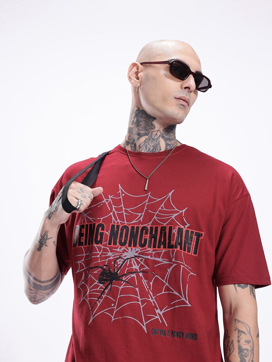 Kook N Keech Graphic Printed Drop-Shoulder Sleeves Pure Cotton Oversized T-shirt - view 1