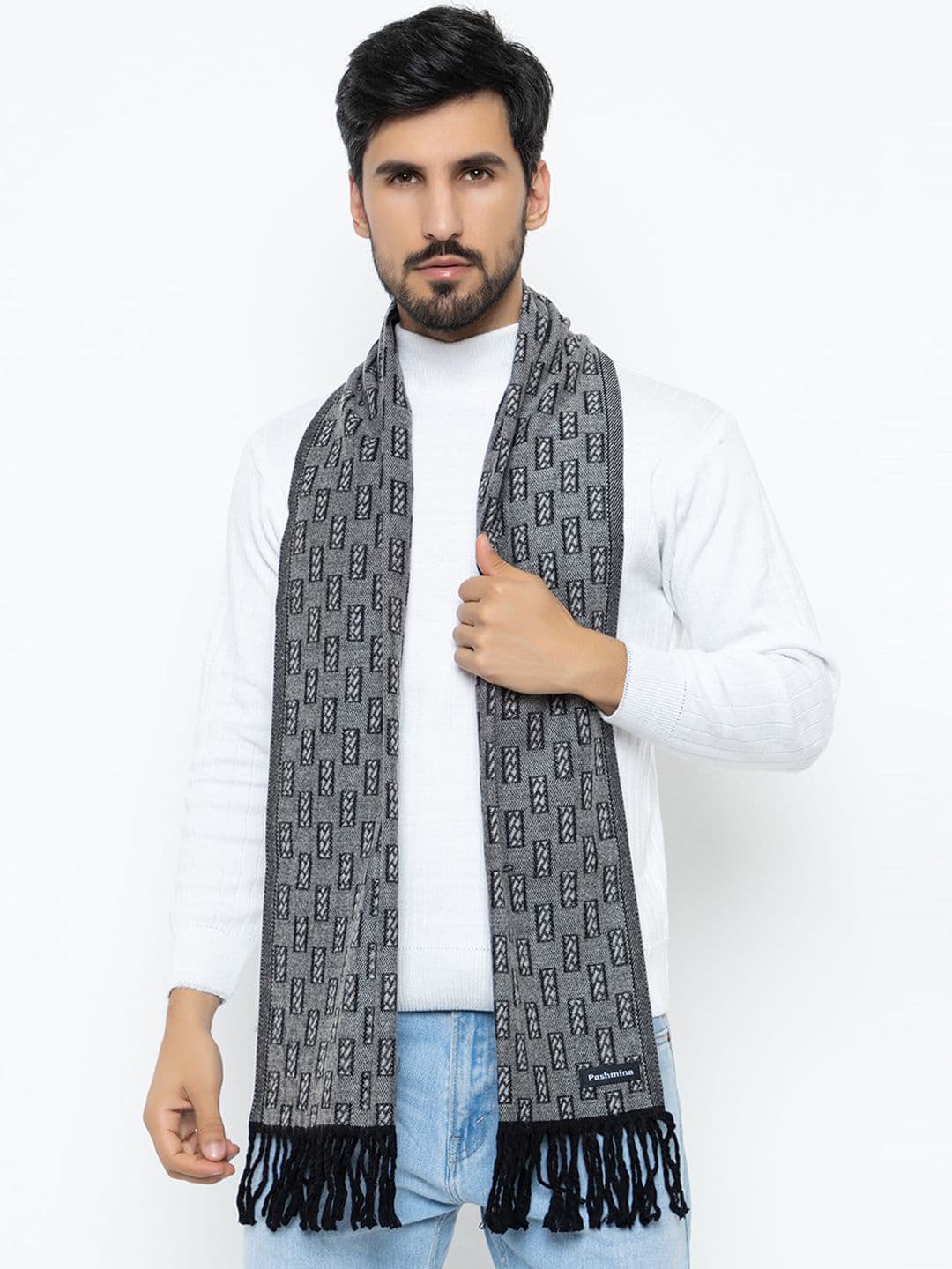 Amoldo Unisex Patterned Acrylic Mufflers - view 1