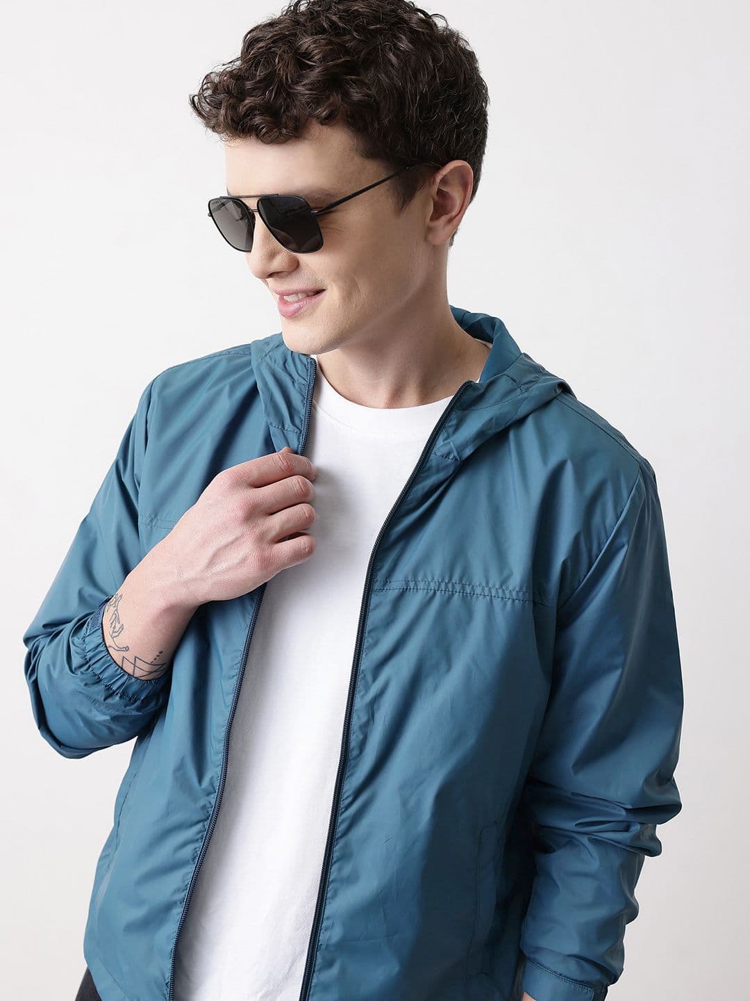 Mast & Harbour Hooded Tailored Jacket - view 1