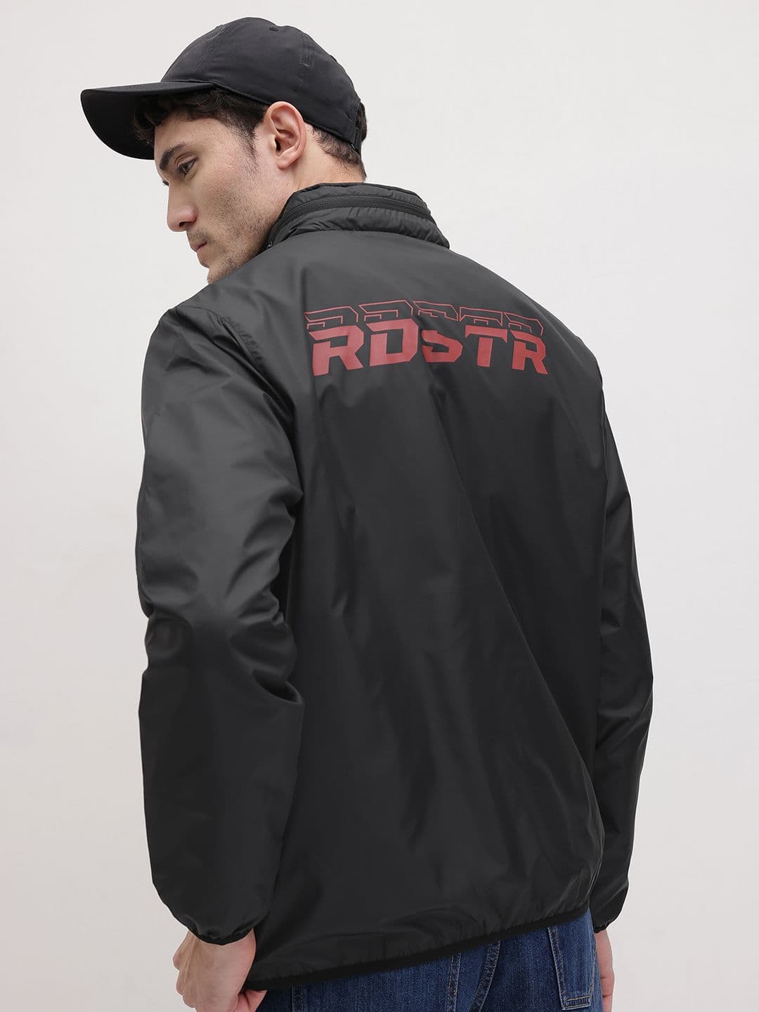 The Roadster Life Co. Typography Detail Bomber Jacket - view 1