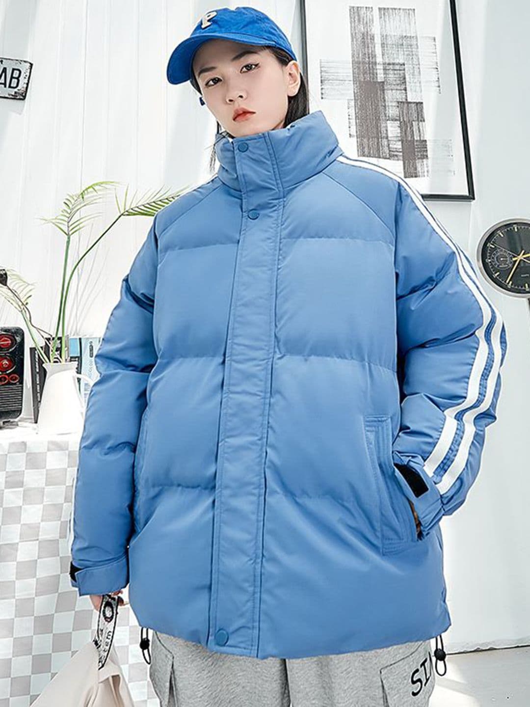 StyleCast x Revolte Men Striped Insulator Regular Outdoor Padded Jacket - view 1