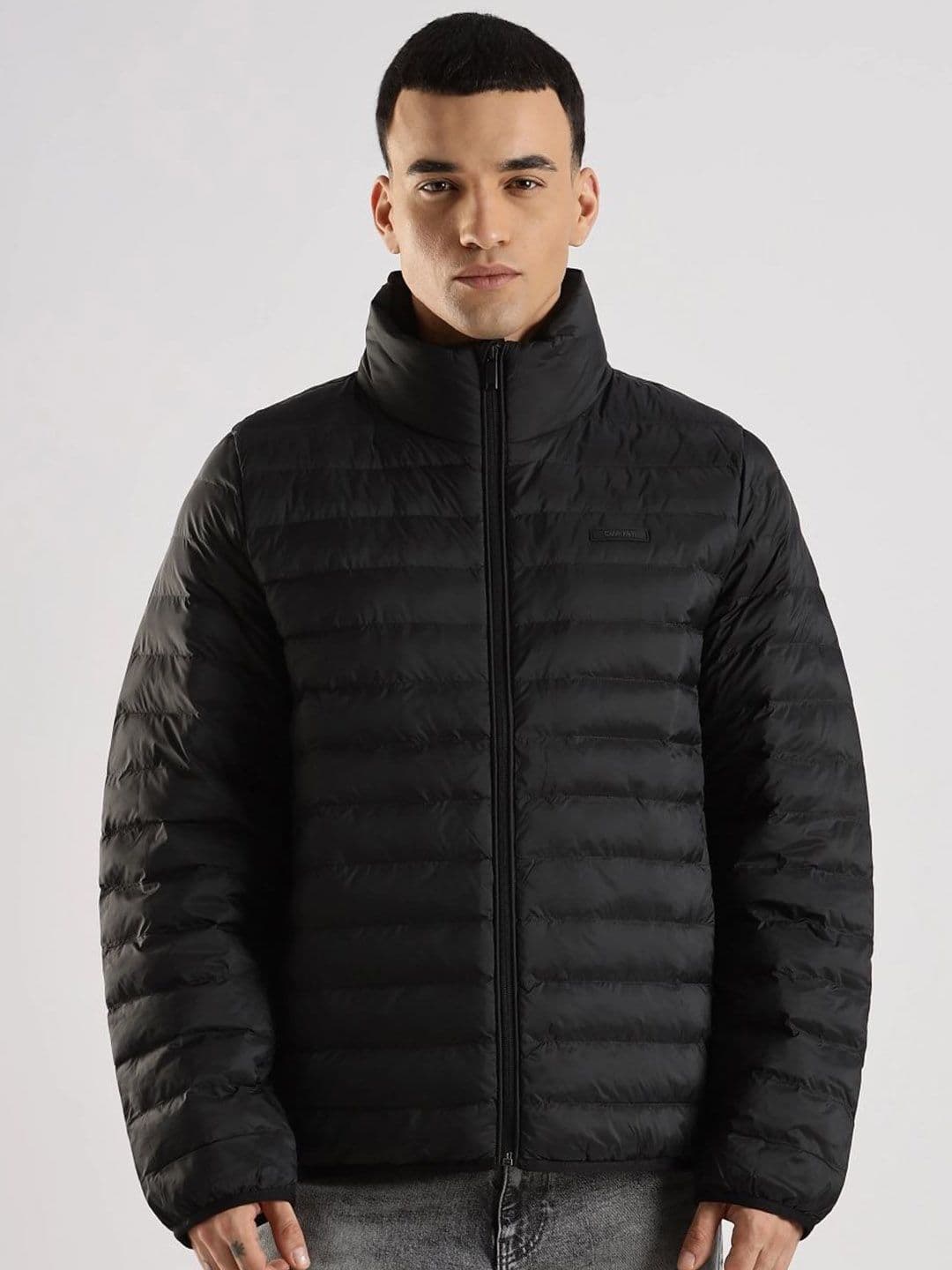 Calvin Klein Jeans Stand Collar Long Sleeves Padded Jacket - view 1