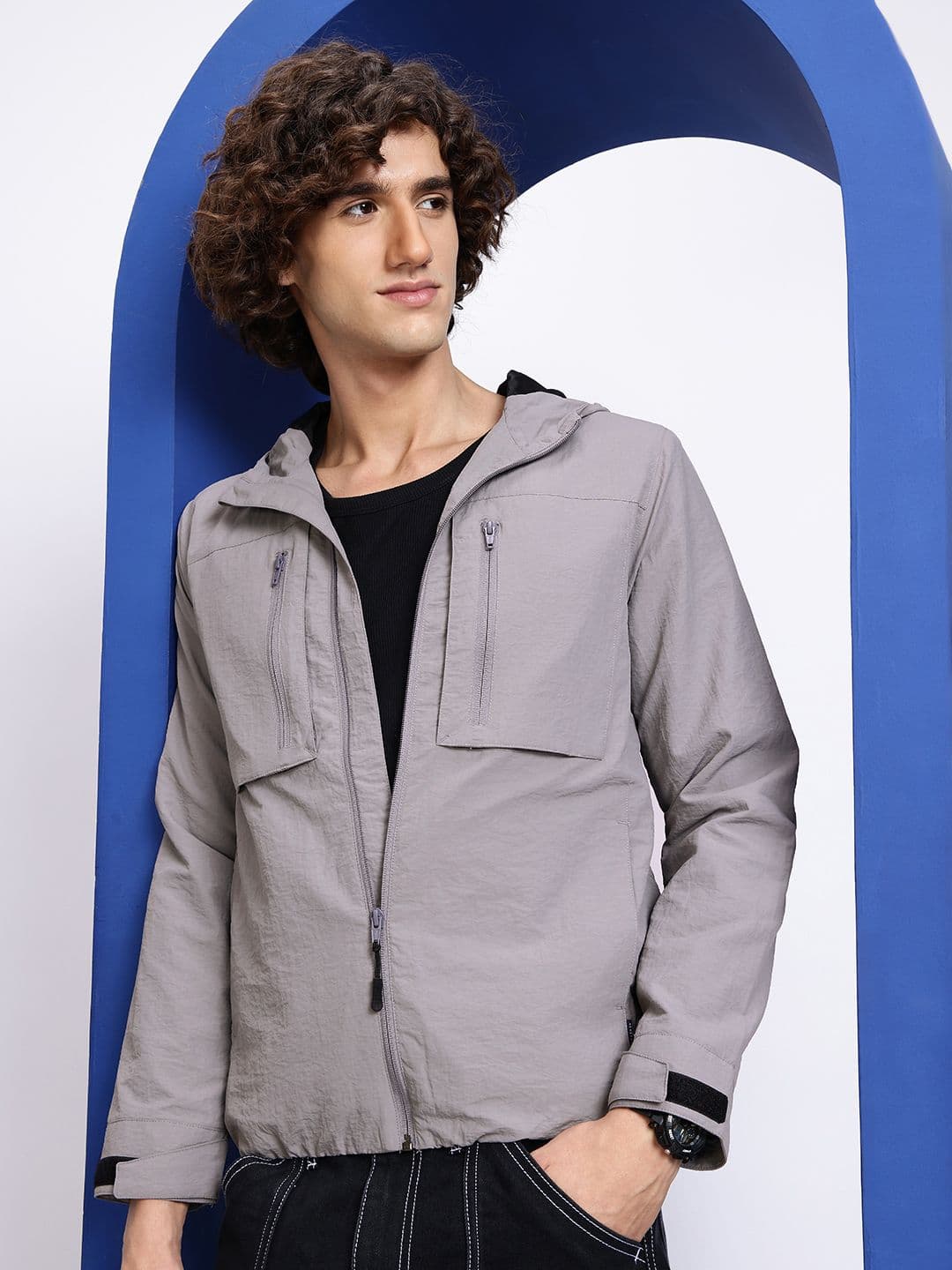 Aeropostale Hooded Tailored Jacket - view 1