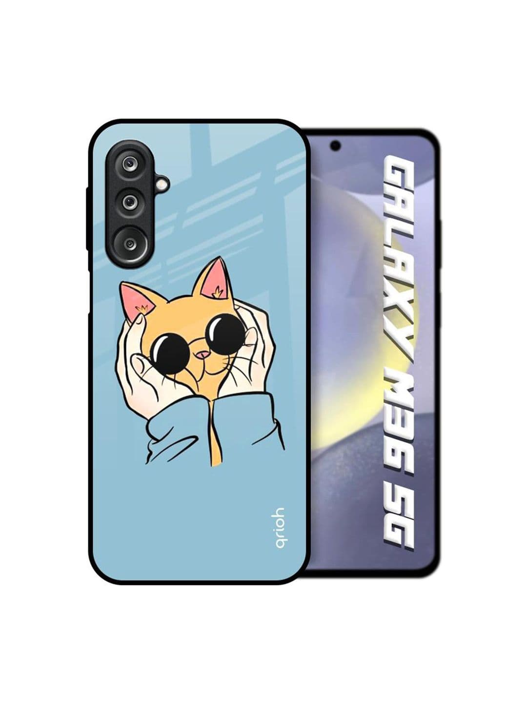 QRIOH Quirky Printed Samsung Galaxy M36 5G Silicone Back Case - view 1