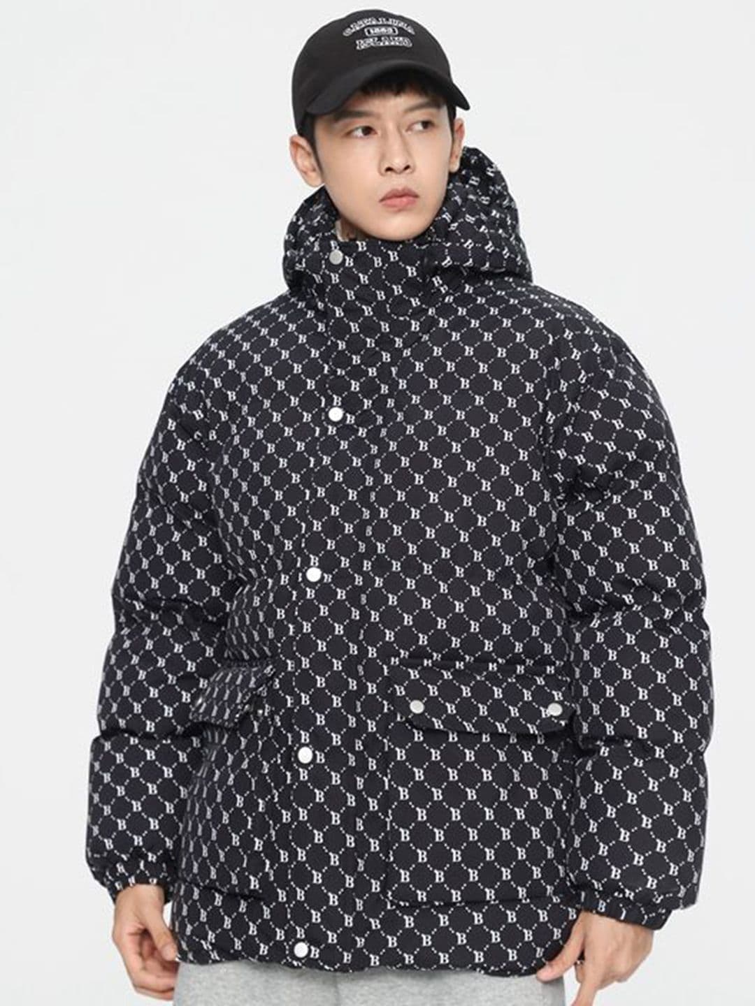 StyleCast x Revolte Men Regular Casual Brand Logo Padded Jacket - view 1