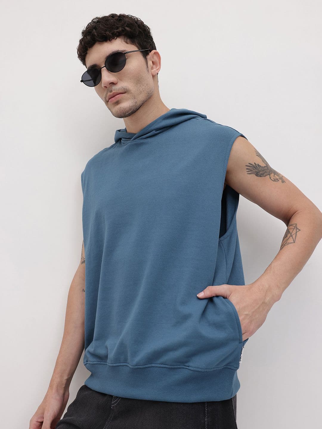 The Roadster Life Co. Men Hooded Oversized Sweatshirt - view 1