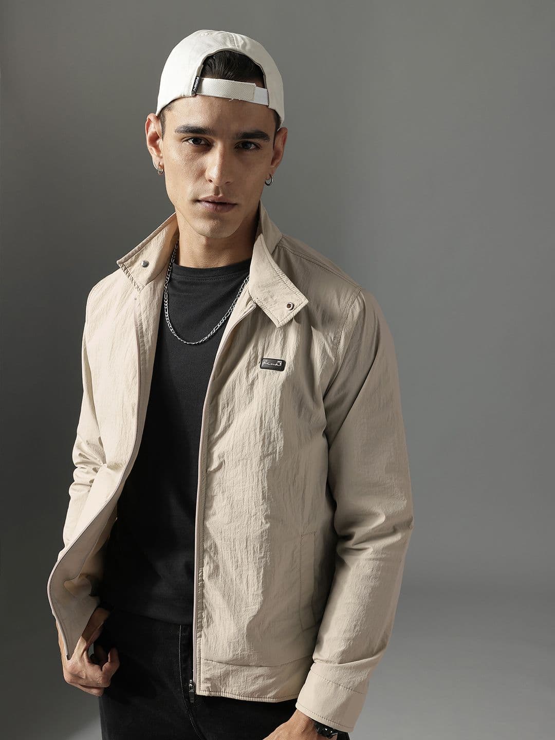 FCUK Stand Collar Tailored Jacket - view 1