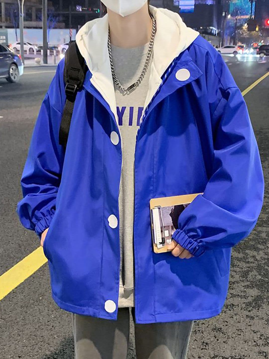 StyleCast x Revolte Men Hooded Tailored Jacket - view 1