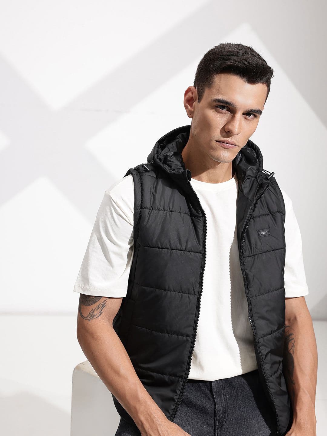 INVICTUS Hooded Padded Jacket - view 1