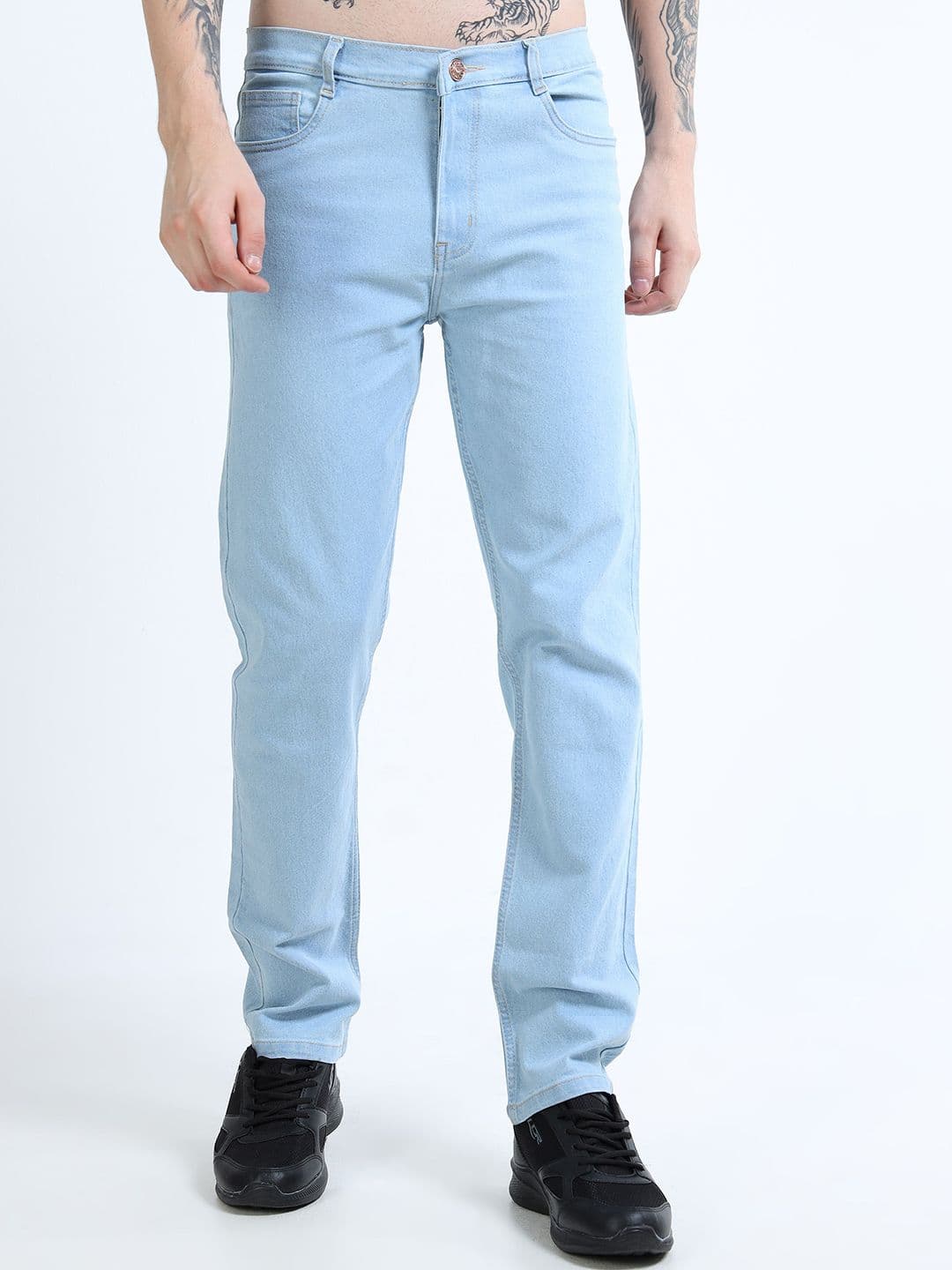 THE BEETEL HOUSE Men Comfort Regular Fit Mid-Rise Stretchable Jeans - view 1