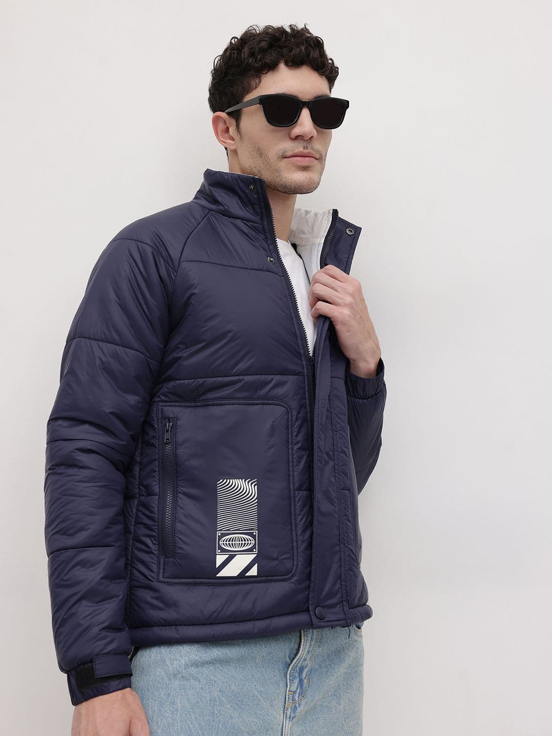 The Roadster Life Co. Mock Collar Padded Jacket - view 1