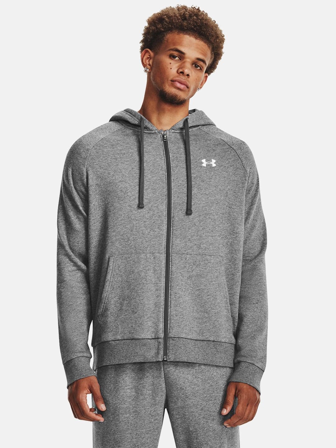 UNDER ARMOUR Rival Full-Zip Hooded Sweatshirt - view 1
