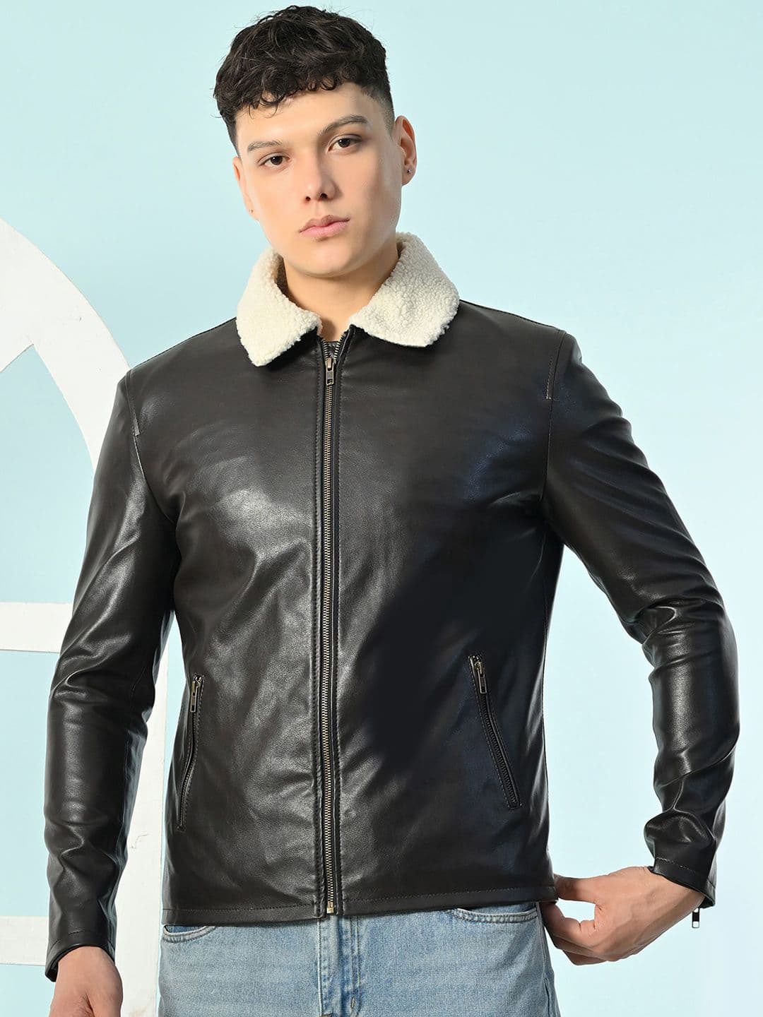 TBOJ Leather Water Resistant Leather Jacket - view 1