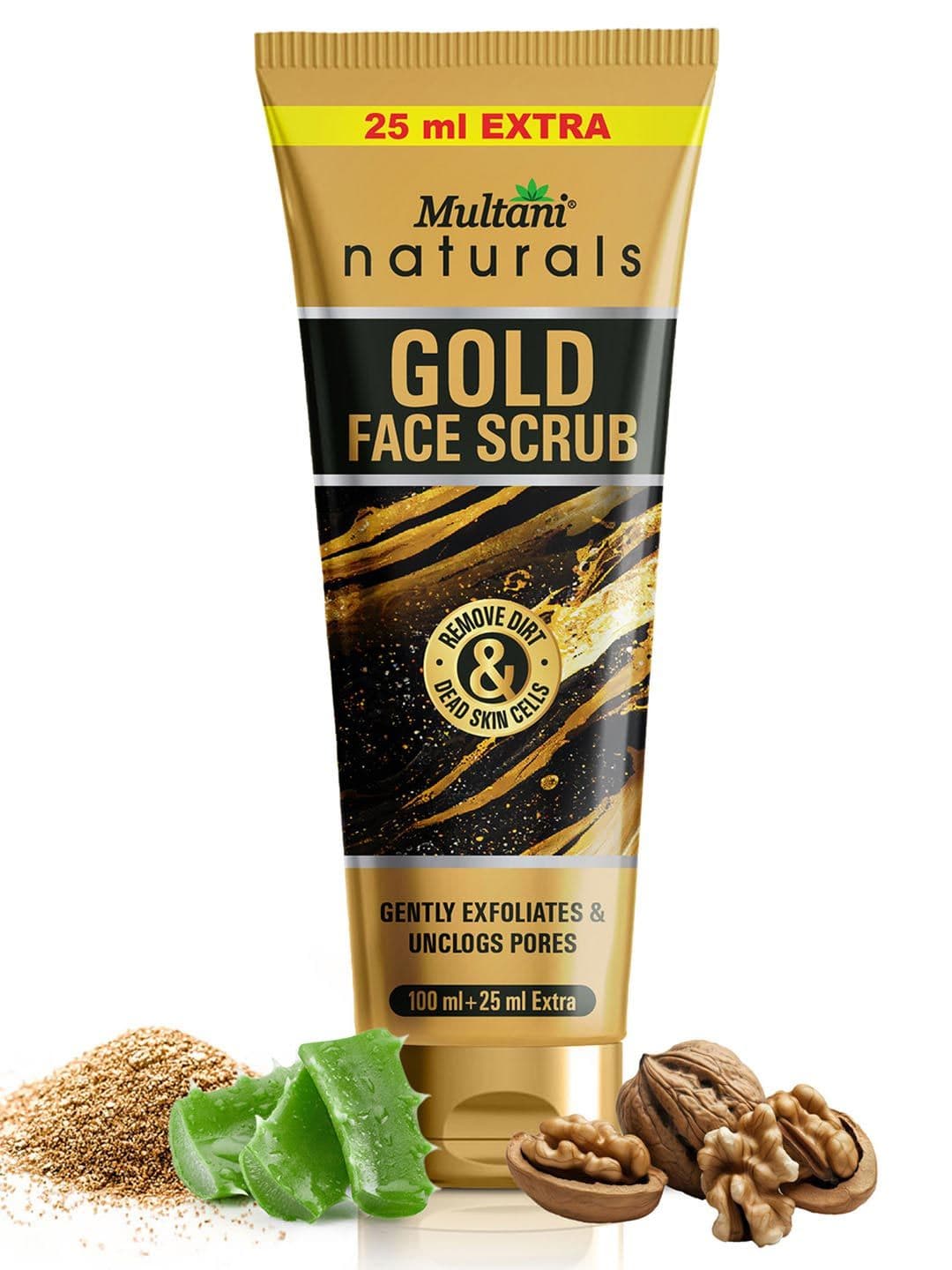 Multani Gold Face Scrub For Unclog Pores - 125 ml - view 1