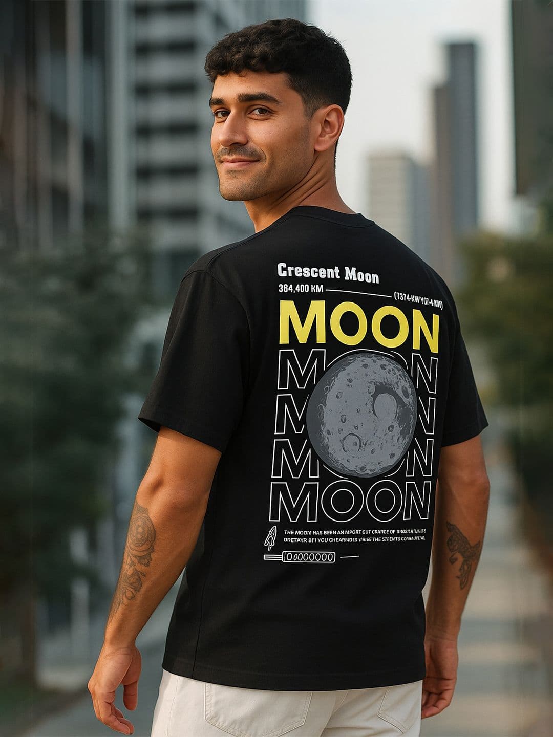 MORSE CODE Men Graphic Oversized T-shirt - view 1