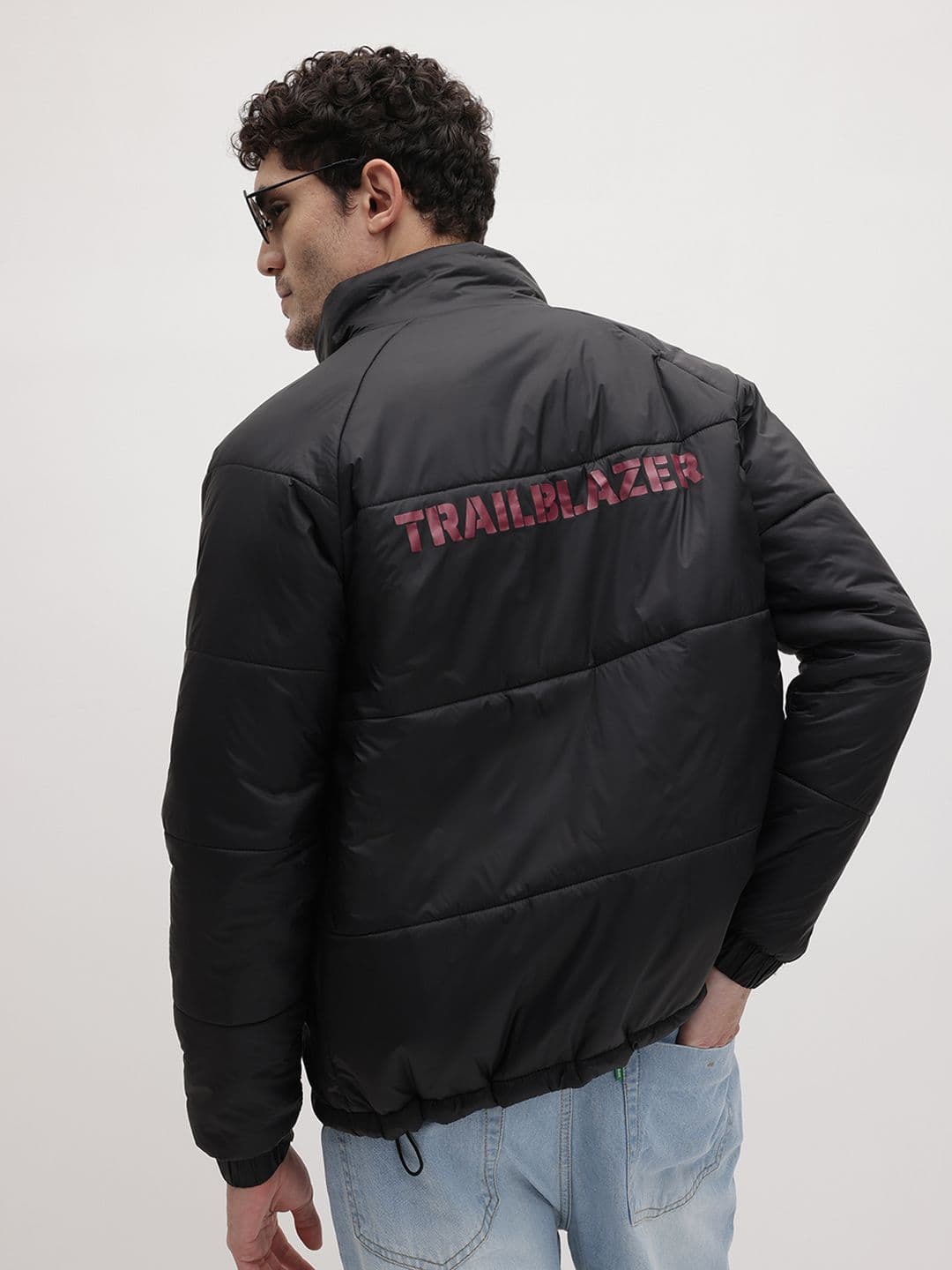 The Roadster Life Co. Typography Print Padded Jacket - view 1