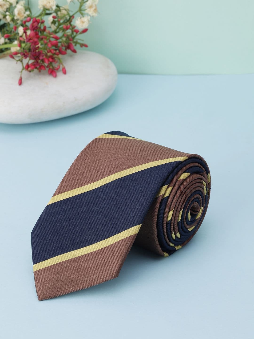 Alvaro Castagnino Men Striped Broad Tie - view 1