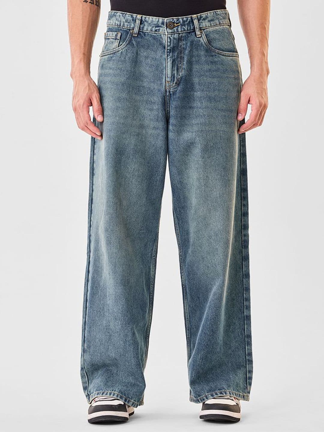 Snitch Men Mid-Rise Light Fade Jeans - view 1