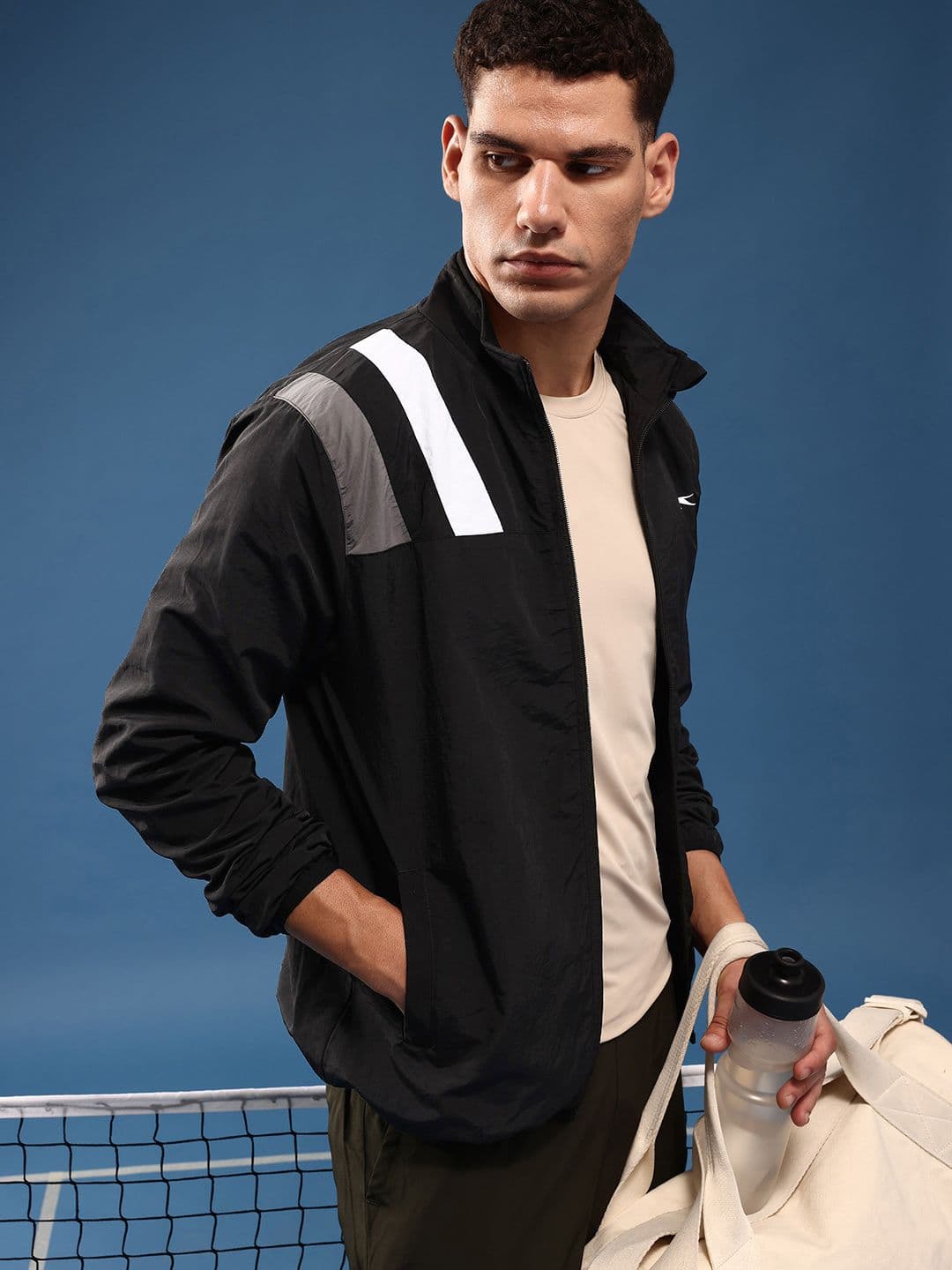 Slazenger Mock Collar Sporty Jacket - view 1