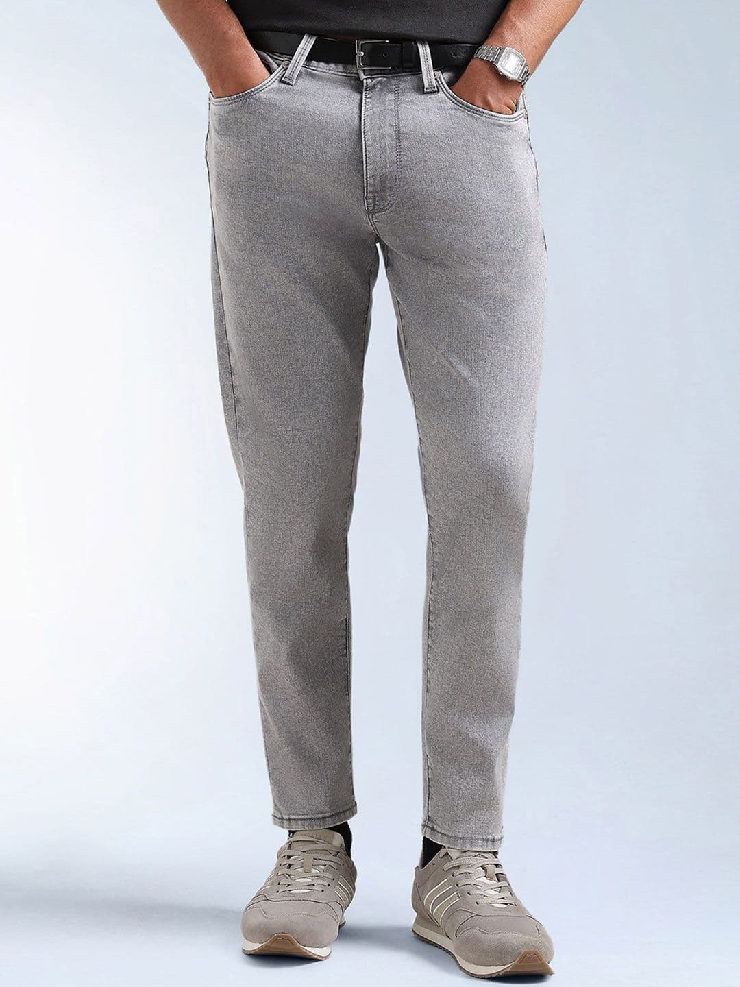 Flying Machine Men Relaxed Fit Mid-Rise Light Fade Jeans - view 1
